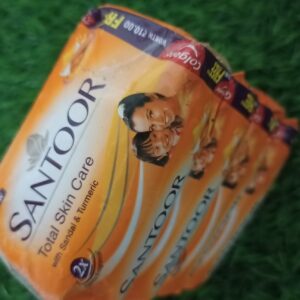 Santoor Total Skin Care Sandal&Turmeric Soap